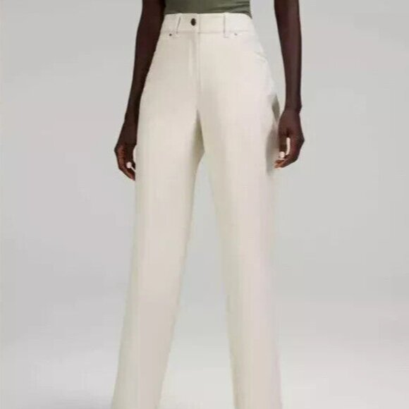 Lululemon CITY SLEEK 5 Pocket Wide Leg High Rise Utilitech Pant Women's Sz 30 - Picture 1 of 6